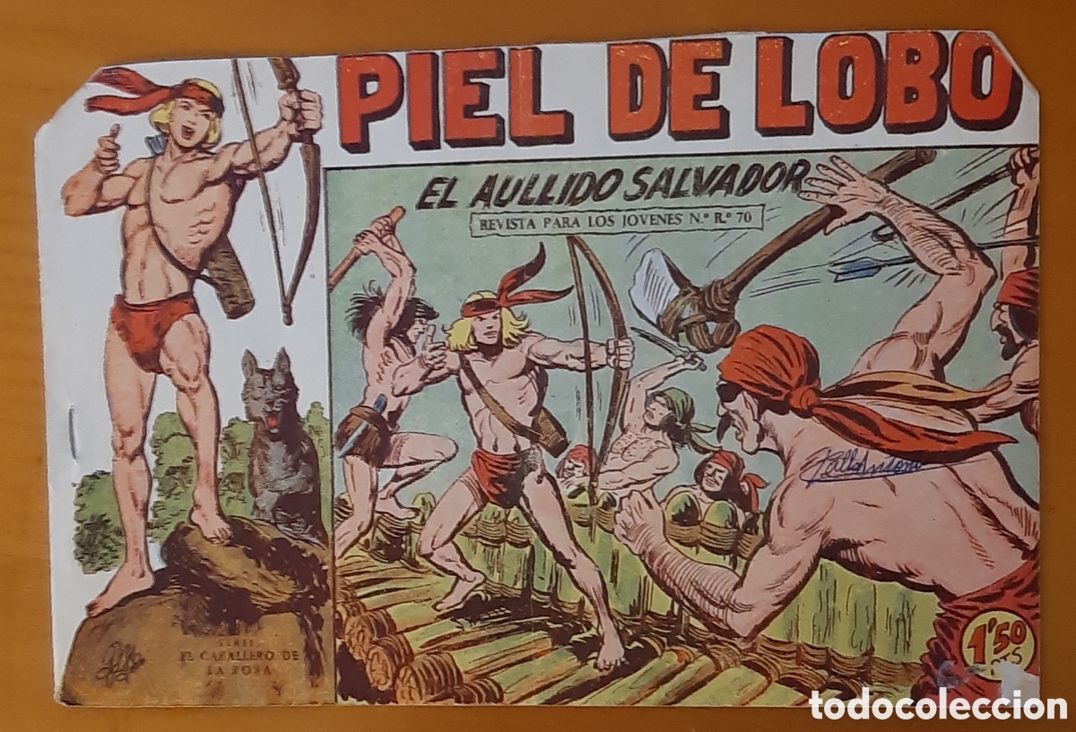 Tebeos: C&oacute;mic Piel de Lobo. Ed. Maga. - Foto 1