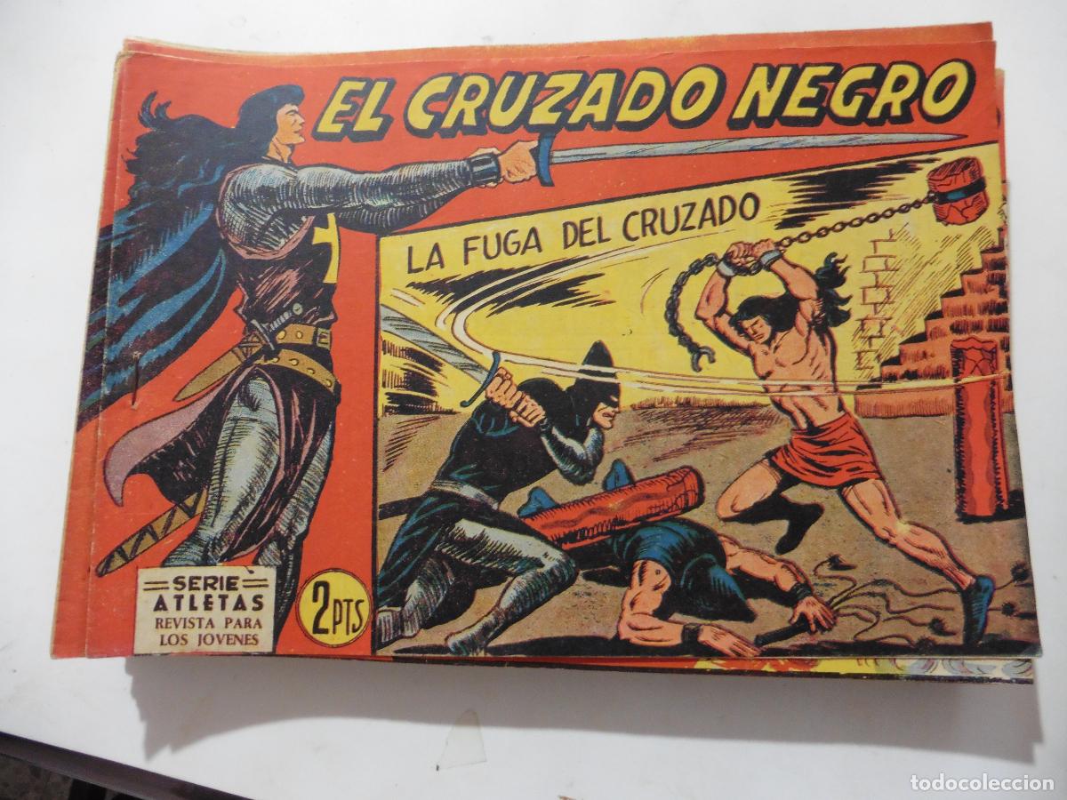 Tebeos: CRUZADO NEGRO COMPLETA MAGA ORIGINAL - Foto 6