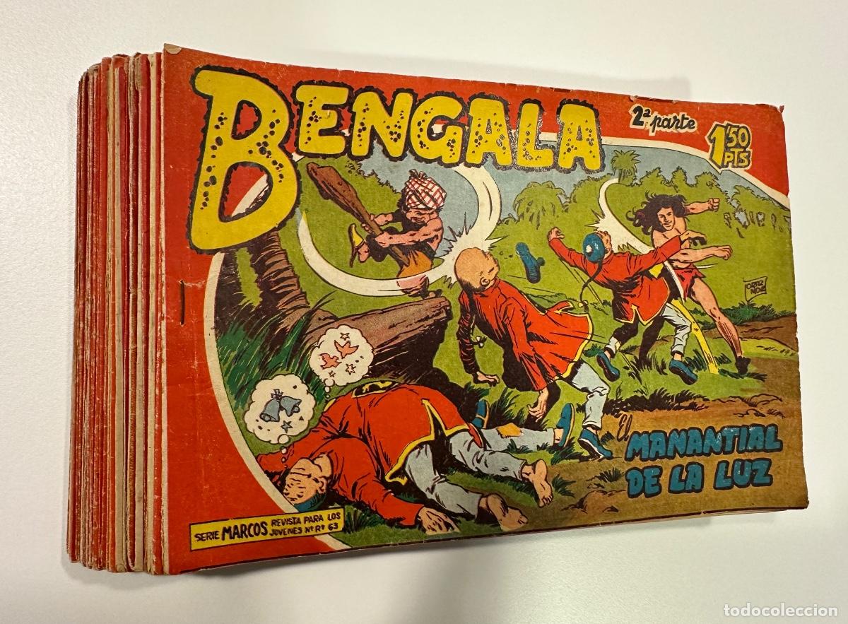 Tebeos: BENGALA 2&ordf; PARTE COMPLETA 45 NUMS. ORIGINALES EDITORIAL MAGA - Foto 1