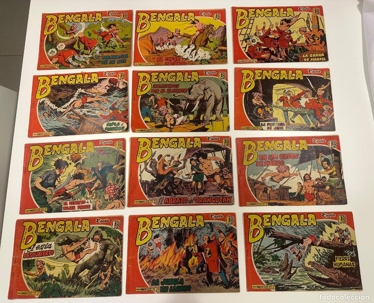 Tebeos: BENGALA 2&ordf; PARTE COMPLETA 45 NUMS. ORIGINALES EDITORIAL MAGA - Foto 2