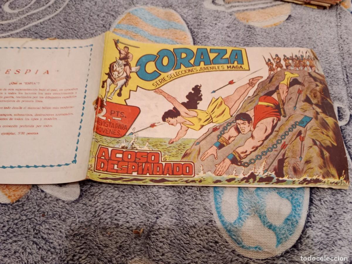 Tebeos: CORAZA - N&ordm; 43 ACOSO DESPIADADO - EDITORIAL MAGA 1962 - ORIGINAL
