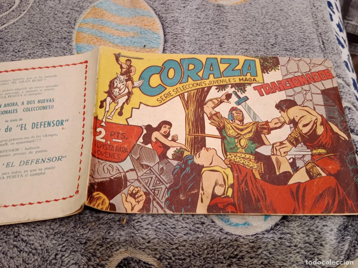 Tebeos: CORAZA - N&ordm; 22 TRAICIONADOS - EDITORIAL MAGA 1962 - ORIGINAL