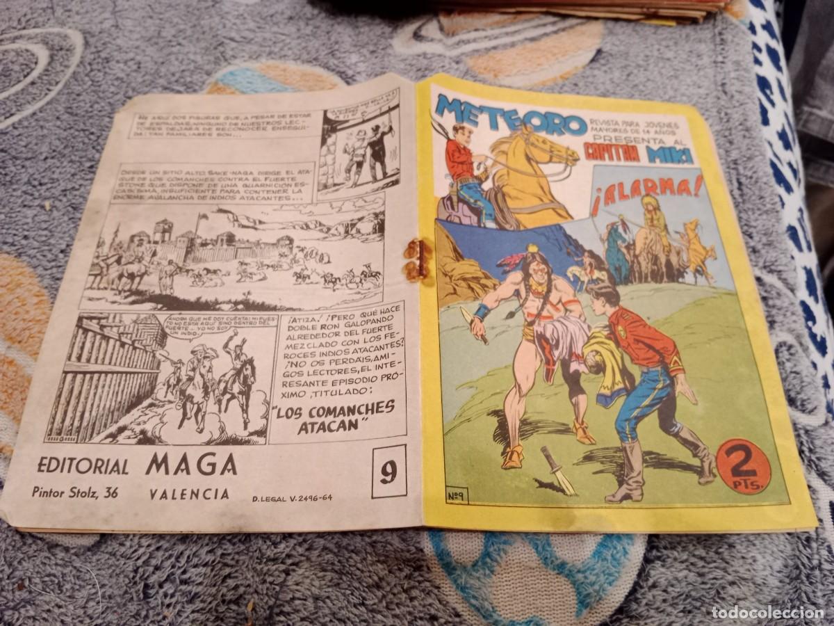 Tebeos: METEORO - CAPIT&Aacute;N MIKI N&ordm; 9 &iexcl; ALARMA ! - EDITORIAL MAGA 1964