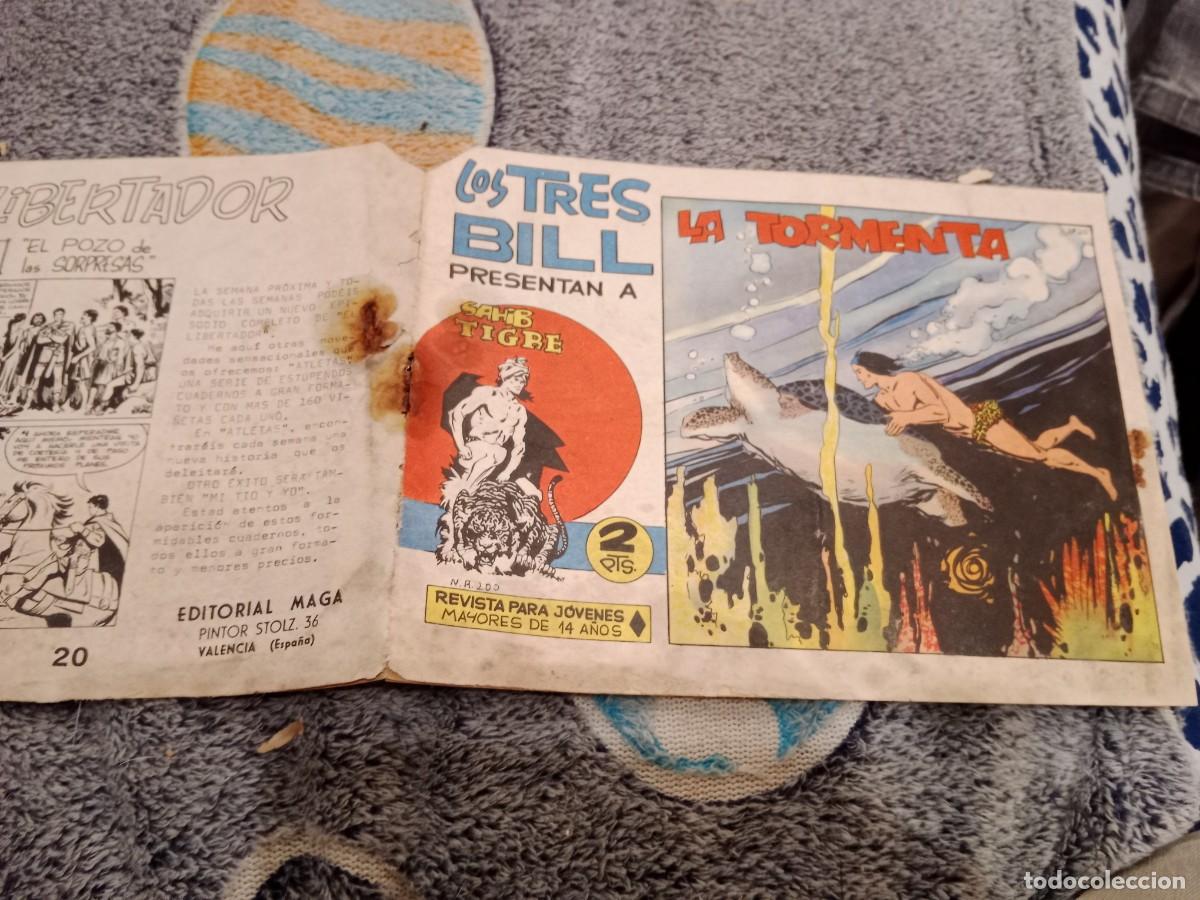 Tebeos: LOS TRES BILL PRESENTAN A SAHIB TIGRE N&ordm; 20 LA TORMENTA- EDITORIAL MAGA 1965 ORIGINAL