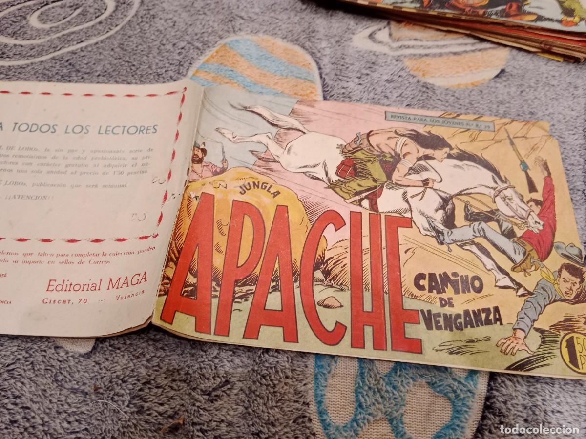 Tebeos: APACHE 1&ordf;SERIE N&ordm; 19 CAMINO DE VENGANZA - EDITORIAL MAGA 1959 - ORIGINAL