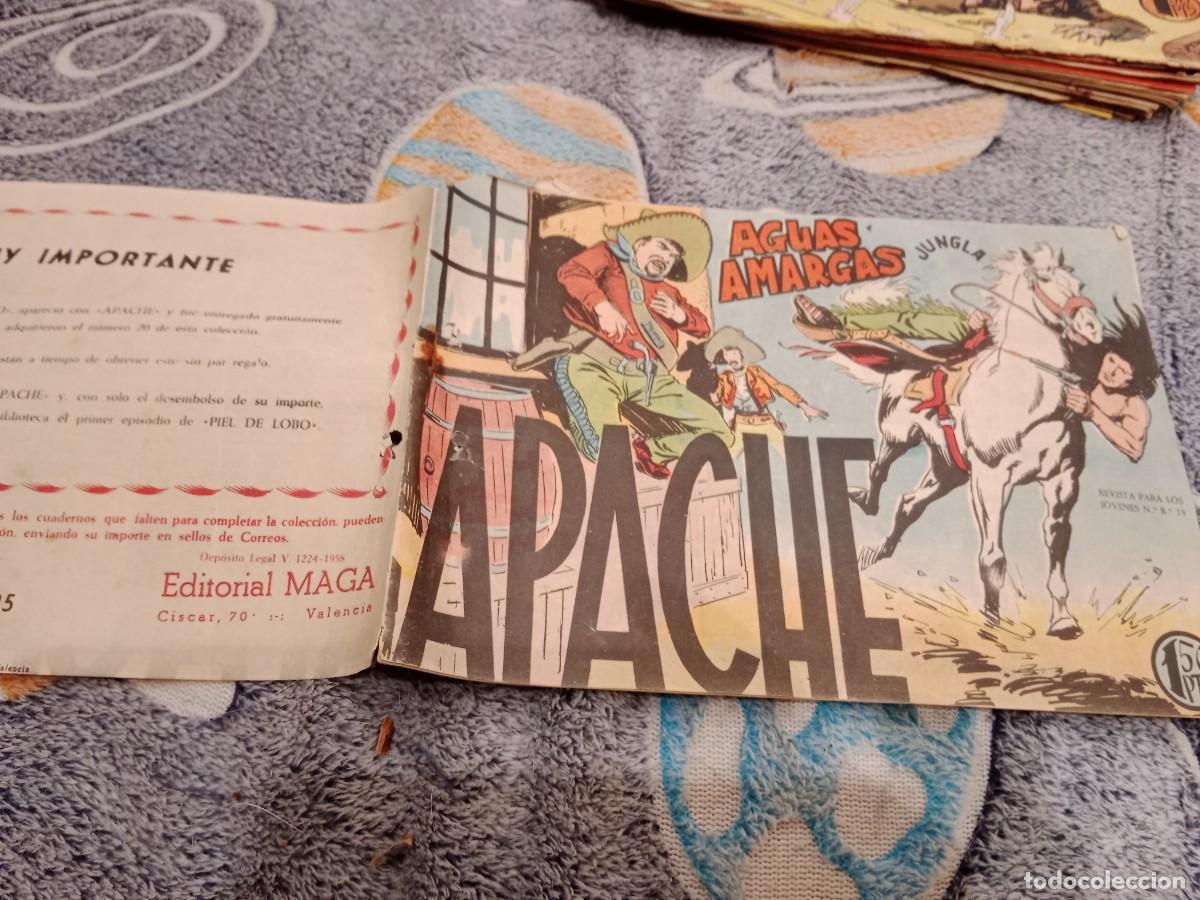 Tebeos: APACHE 1&ordf;SERIE N&ordm; 223 AGUAS AMARGAS - EDITORIAL MAGA 1959 - ORIGINAL