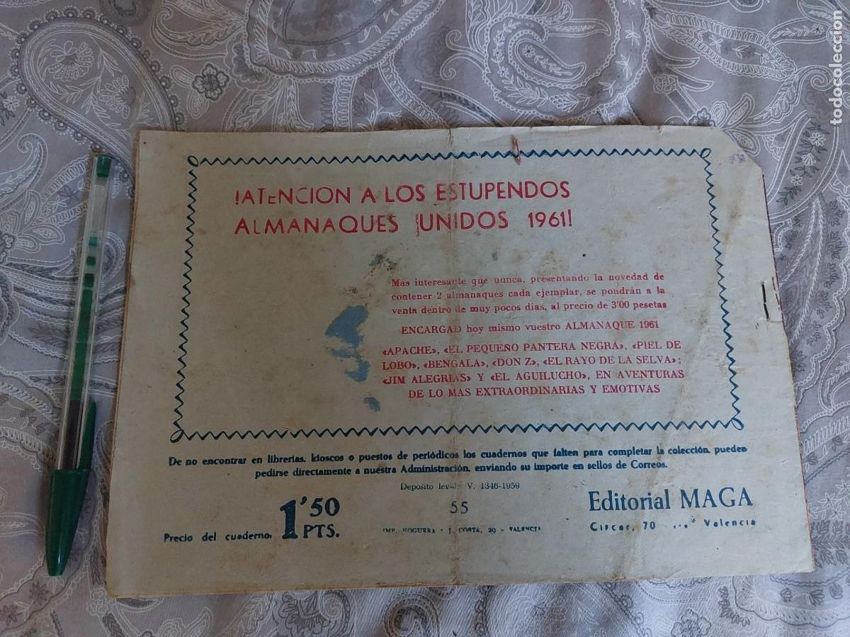 Tebeos: DON Z. N&Uacute;MERO 55. Editorial Maga - Foto 2