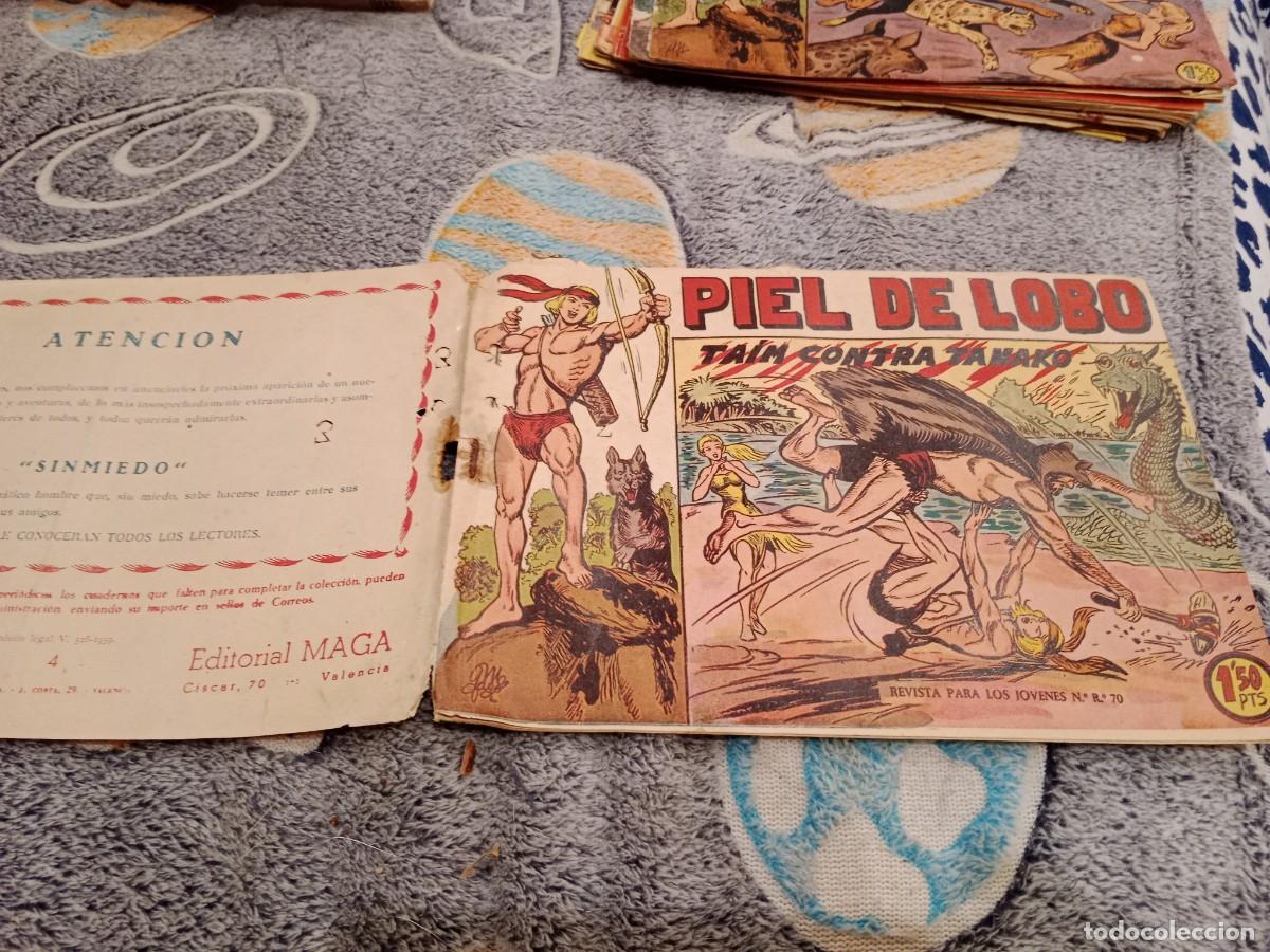 Livros de Banda Desenhada: PIEL DE LOBO N&ordm; 4 TAIM CONTRA TANAKO- EDITORIAL MAGA 1959- ORIGINAL