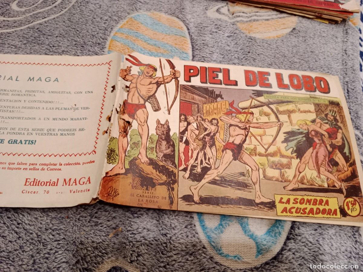 Tebeos: PIEL DE LOBO N&ordm; 41 LA SOMBRA ACUSADORA - EDITORIAL MAGA 1959- ORIGINAL