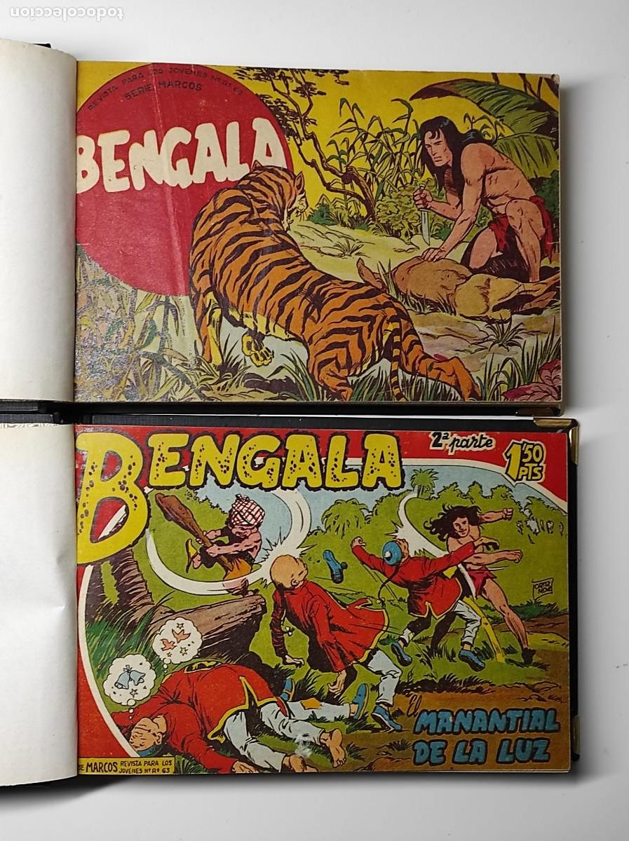 Tebeos: COLECCI&Oacute;N COMPLETA Y ORIGINAL BENGALA 1 Y 2 EN DOS TOMOS - 99 TEBEOS - EDITORIAL MAGA