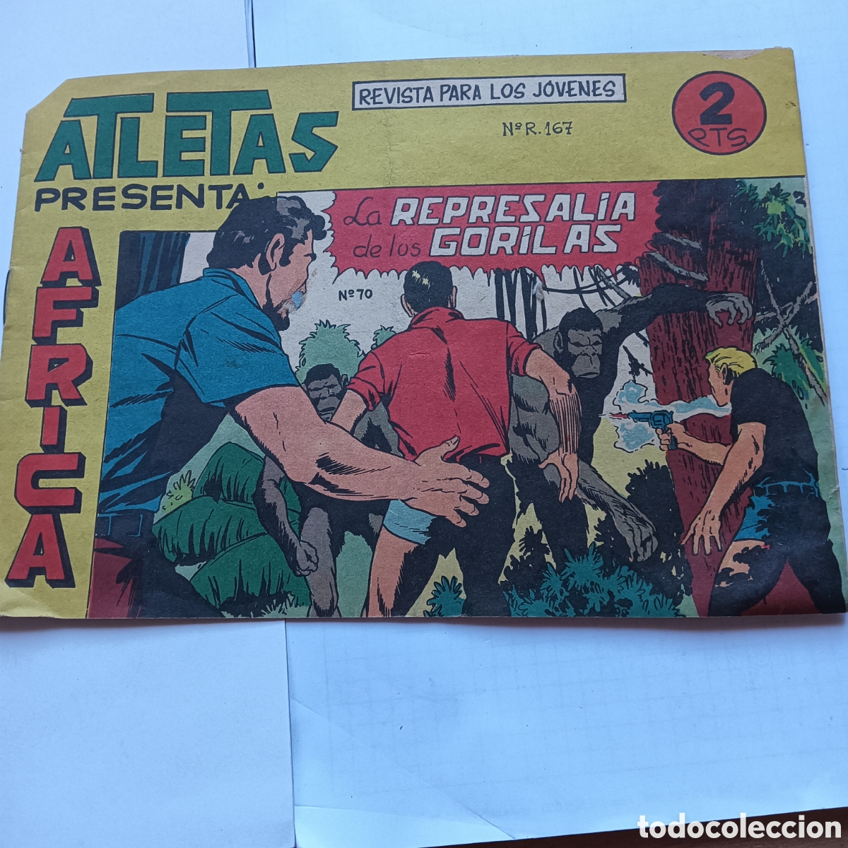 Tebeos: ATLETAS - AFRICA NUM 70 EDI. MAGA ORIGINAL