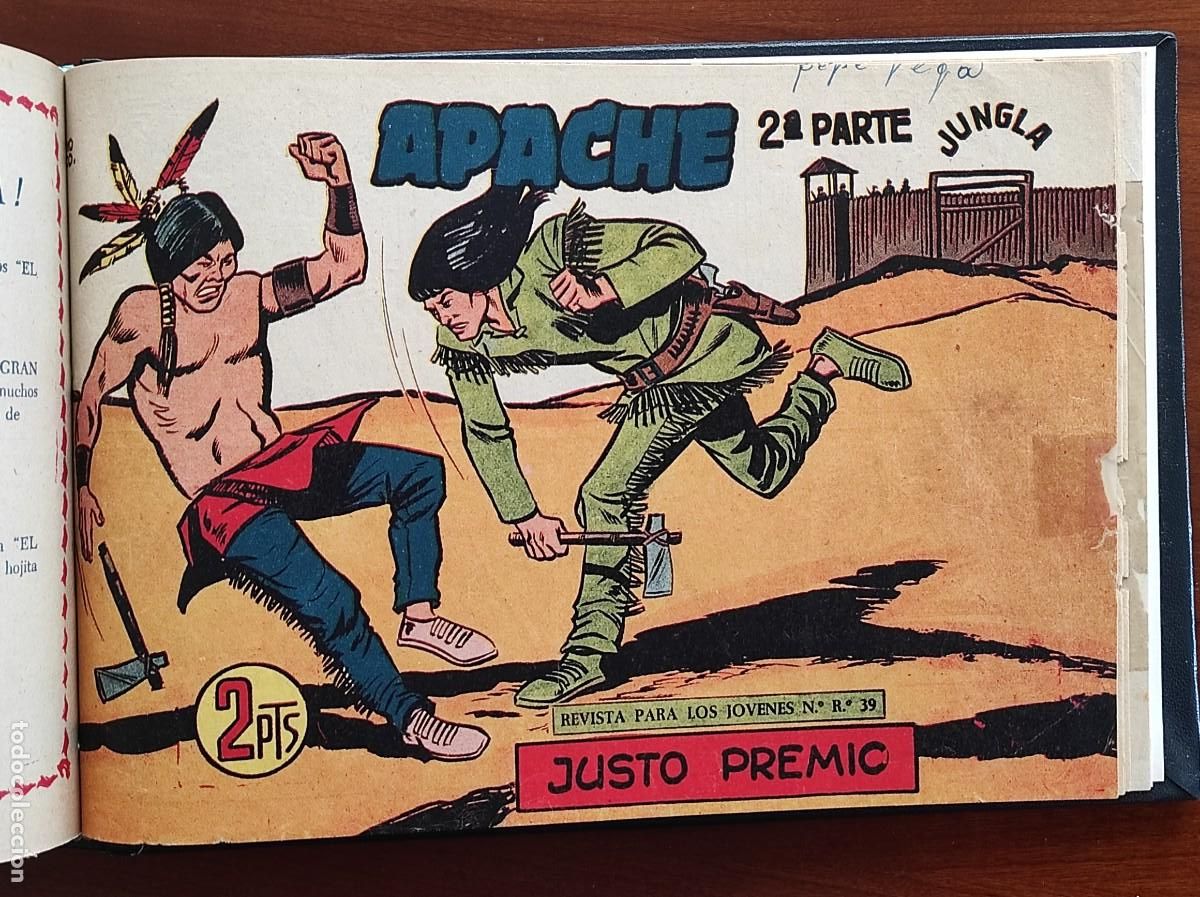 Tebeos: COLECCI&Oacute;N COMPLETA EN UN TOMO APACHE 2&ordf; PARTE - 76 N&Uacute;MEROS - EDITORIAL MAGA - Foto 9