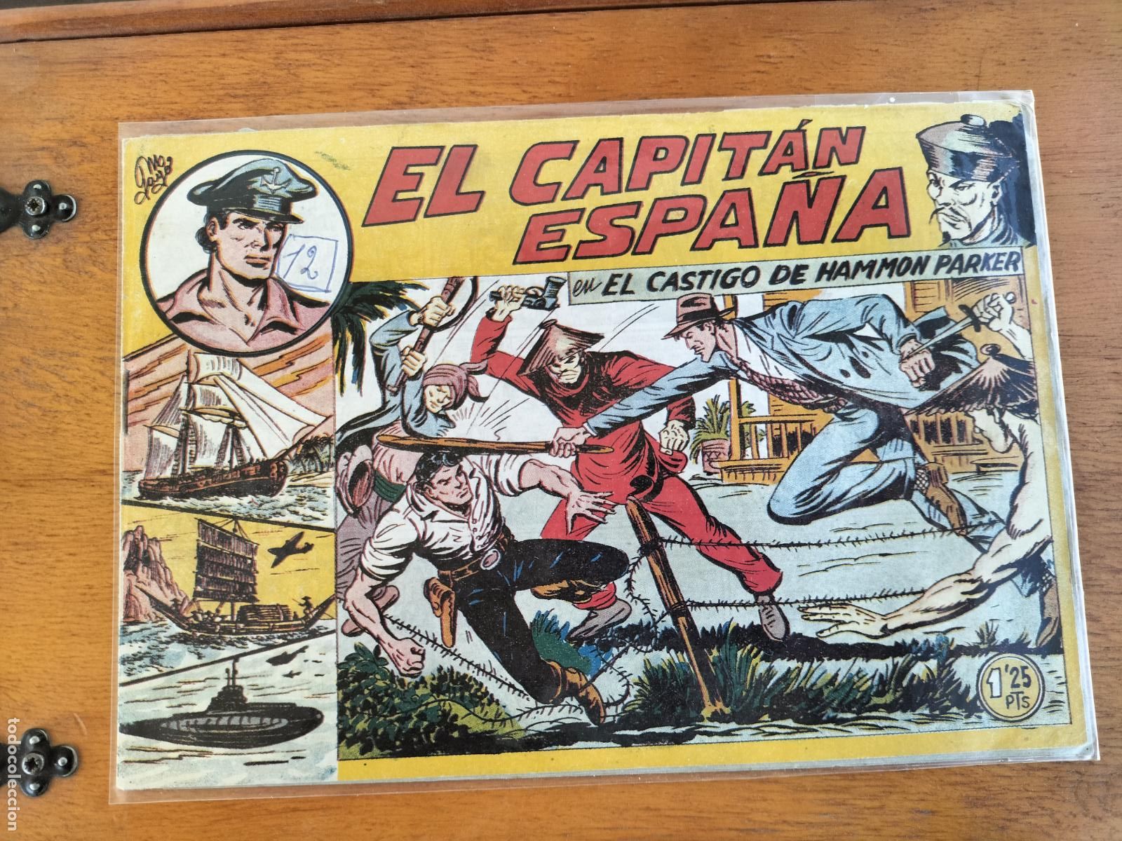 Tebeos: CAPITAN ESPA&Ntilde;A N&ordm; 12 MAGA ORIGINAL. - Foto 1