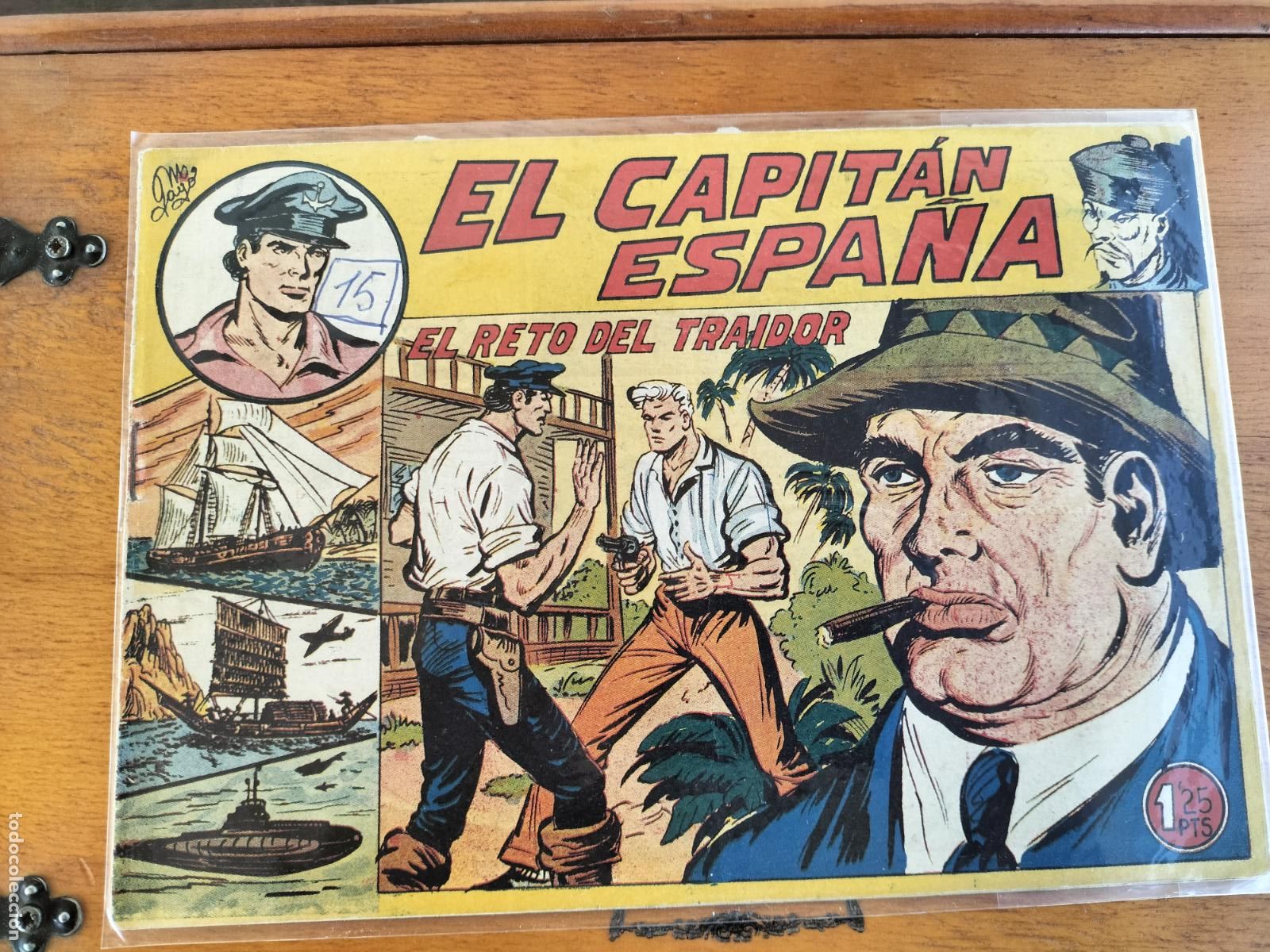 Tebeos: CAPITAN ESPA&Ntilde;A N&ordm; 15 MAGA ORIGINAL. - Foto 1