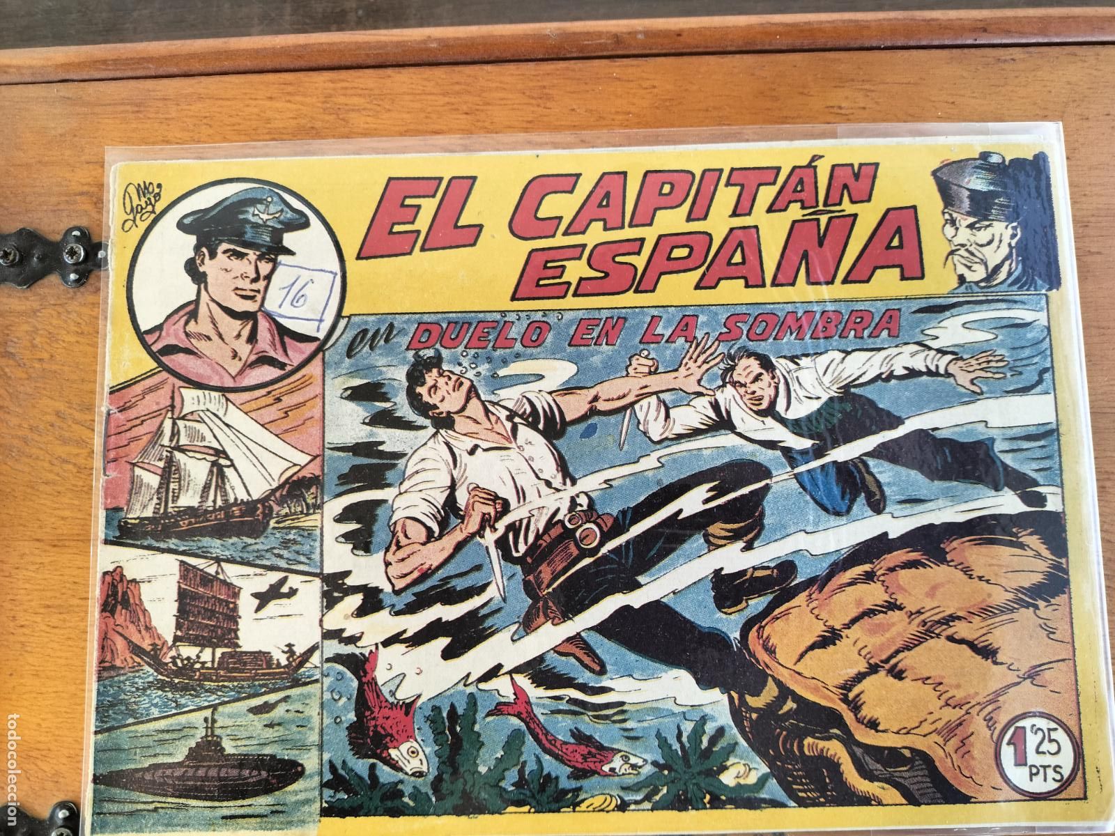 Tebeos: CAPITAN ESPA&Ntilde;A N&ordm; 16 MAGA ORIGINAL. - Foto 1