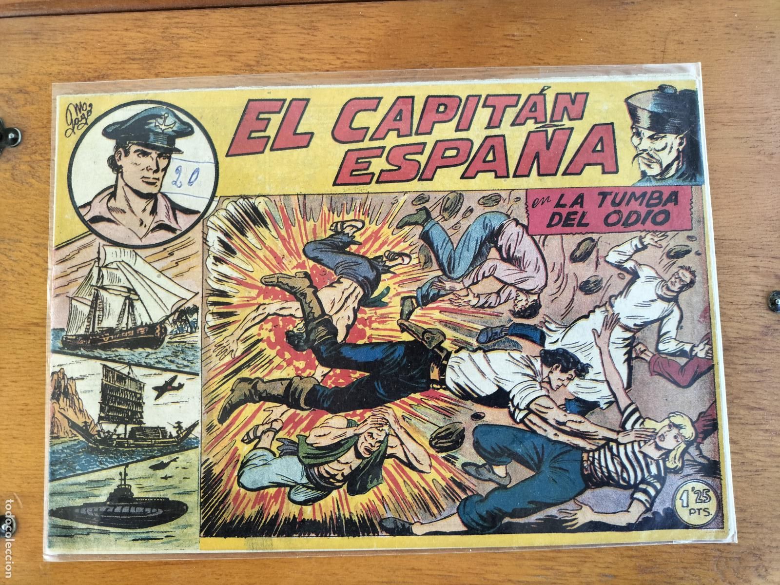 Tebeos: CAPITAN ESPA&Ntilde;A N&ordm; 20 MAGA ORIGINAL. - Foto 1