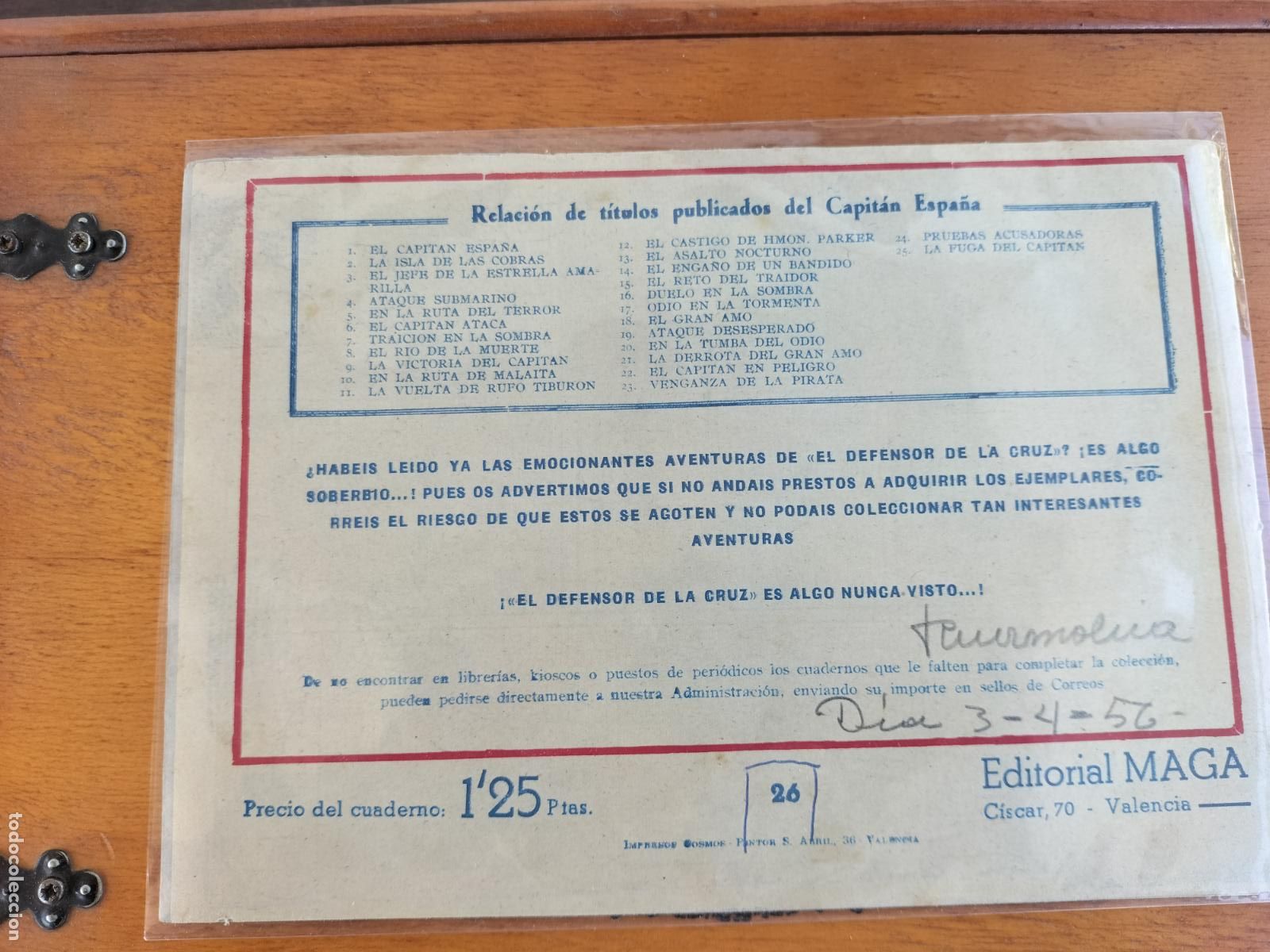 Tebeos: CAPITAN ESPA&Ntilde;A N&ordm; 26 MAGA ORIGINAL. - Foto 2