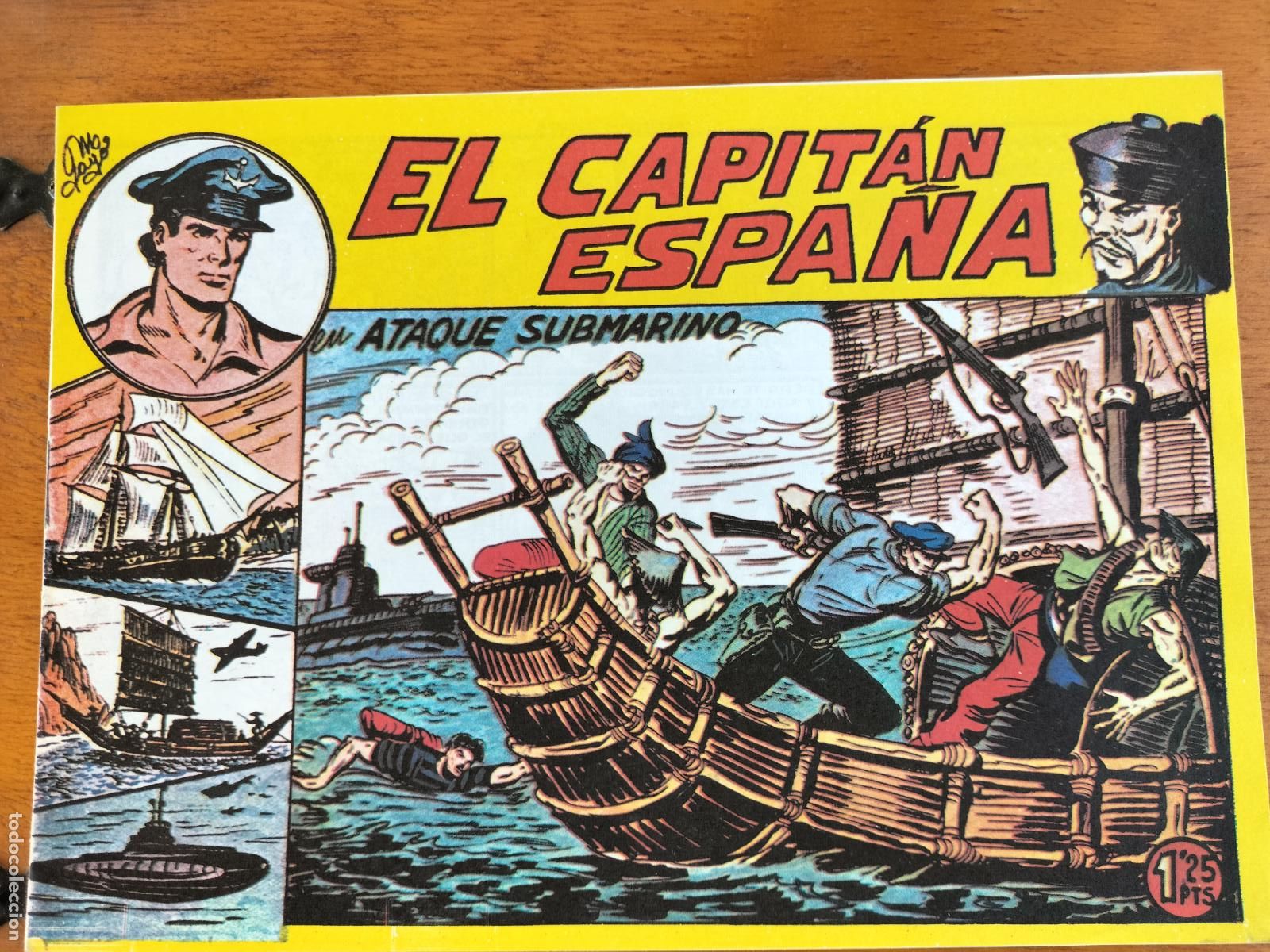 Tebeos: CAPITAN ESPA&Ntilde;A N&ordm; 4 FACSIMIL MAGA ORIGINAL. - Foto 1