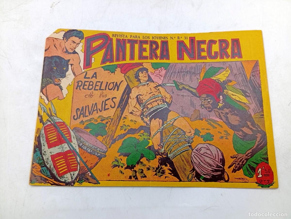 Tebeos: PANTERA NEGRA. LA REBELION DE LOS SALVAJAES. EDITORIAL MAGA. 1958. ORIGINAL. VER FOTOS.