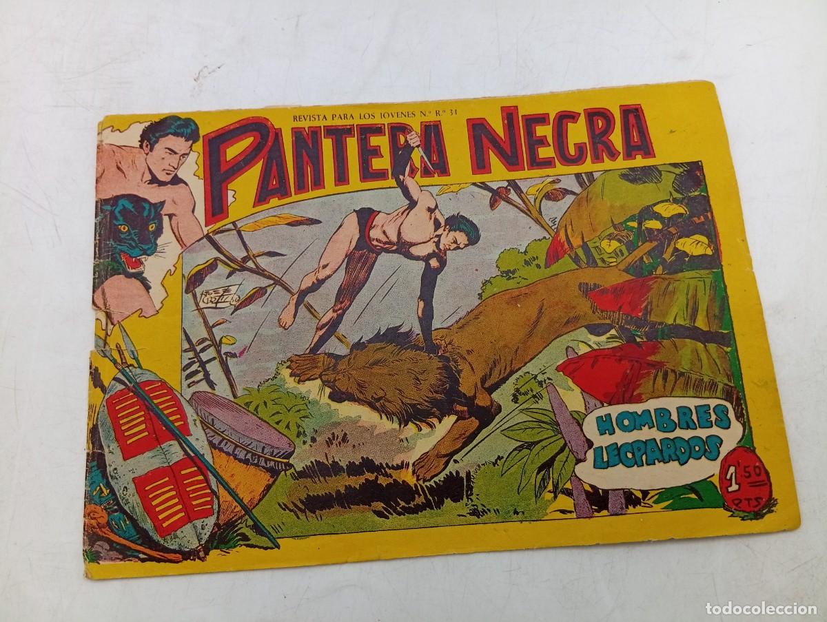 Tebeos: PANTERA NEGRA. HOMBRES LEOPARDOS. EDITORIAL MAGA. 1958. ORIGINAL. VER FOTOS.