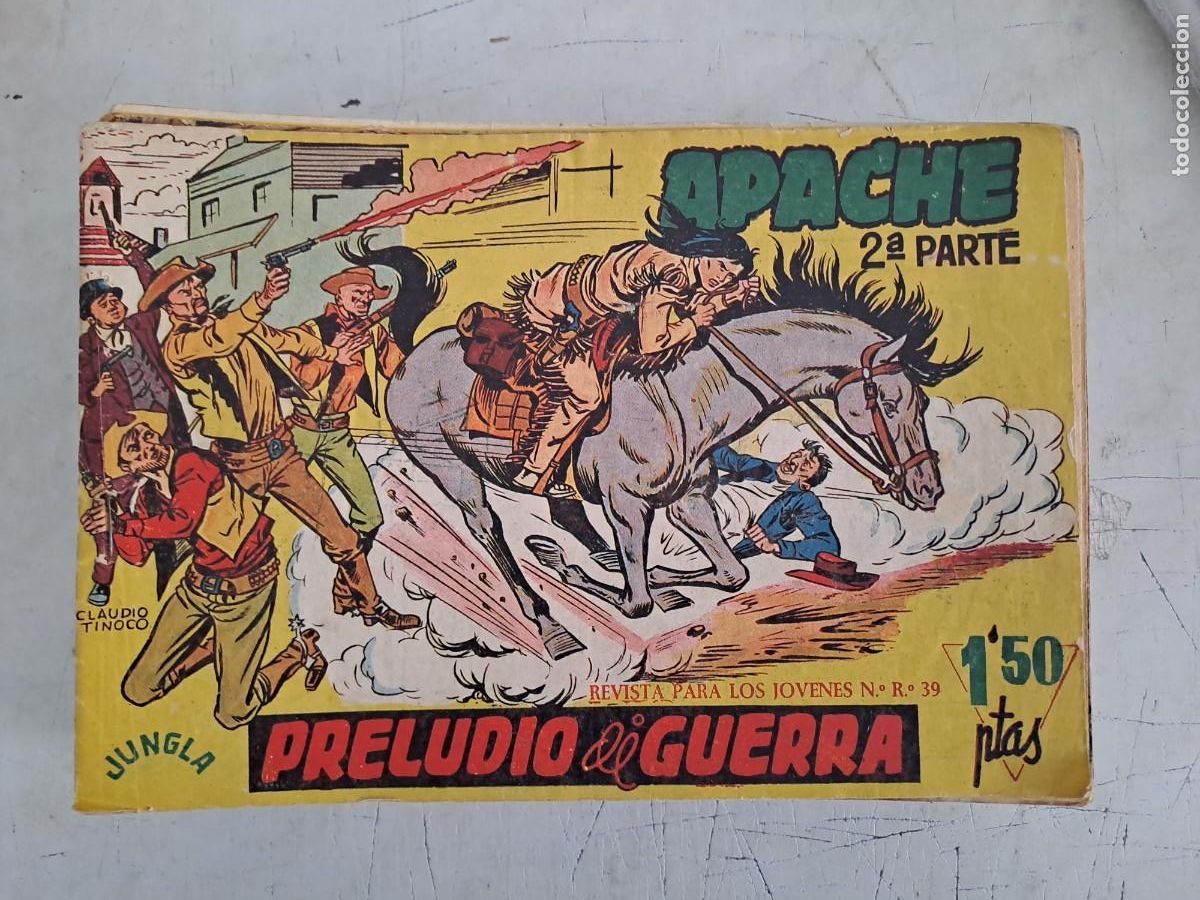 Tebeos: Apache completa 76 n&uacute;meros, Maga en muy buen estado Bolsa DA