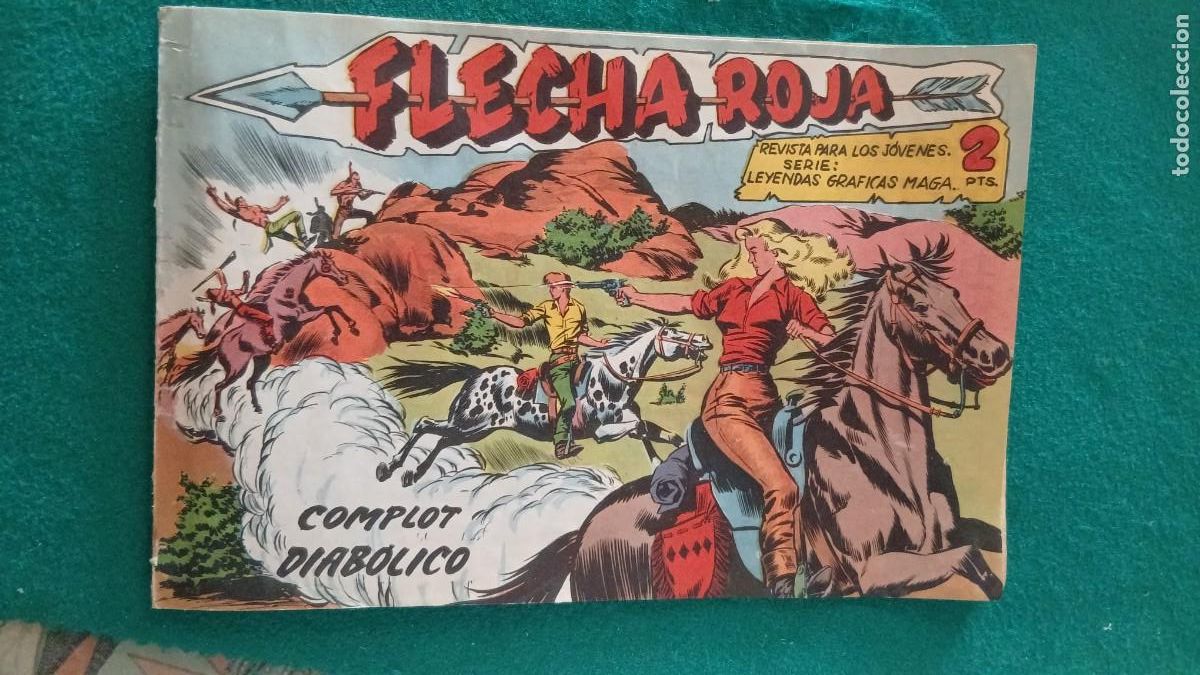 Tebeos: Flecha roja 77, Maga Bolsa JJ