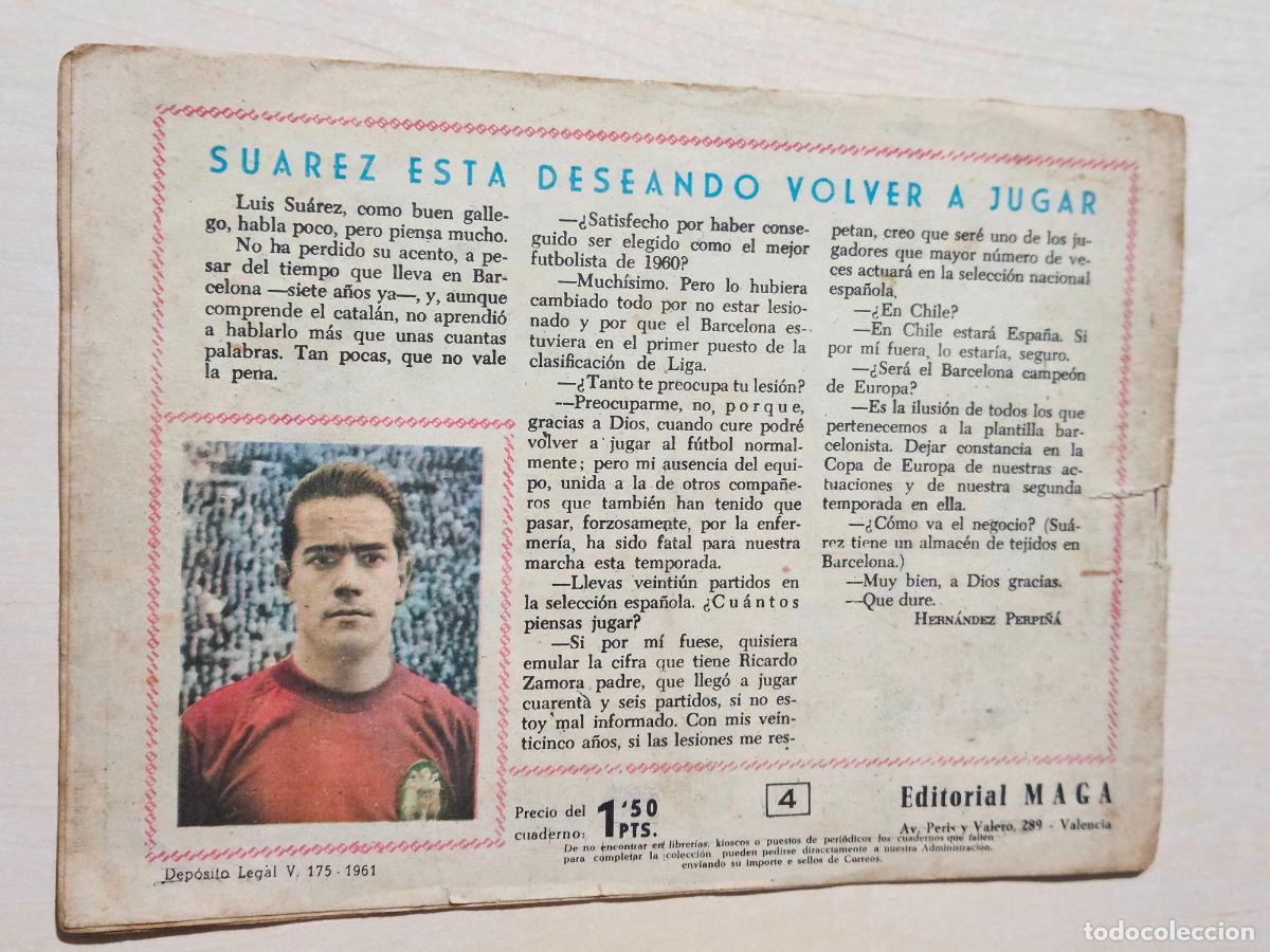 Tebeos: OLIMAN, AS DEL DEPORTE N&ordm; 4 LUIS SUAREZ - ORIGINAL - MAGA