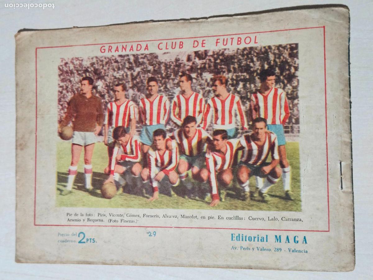 Tebeos: OLIMAN, AS DEL DEPORTE N&ordm; 29 GRANADA - ORIGINAL - MAGA
