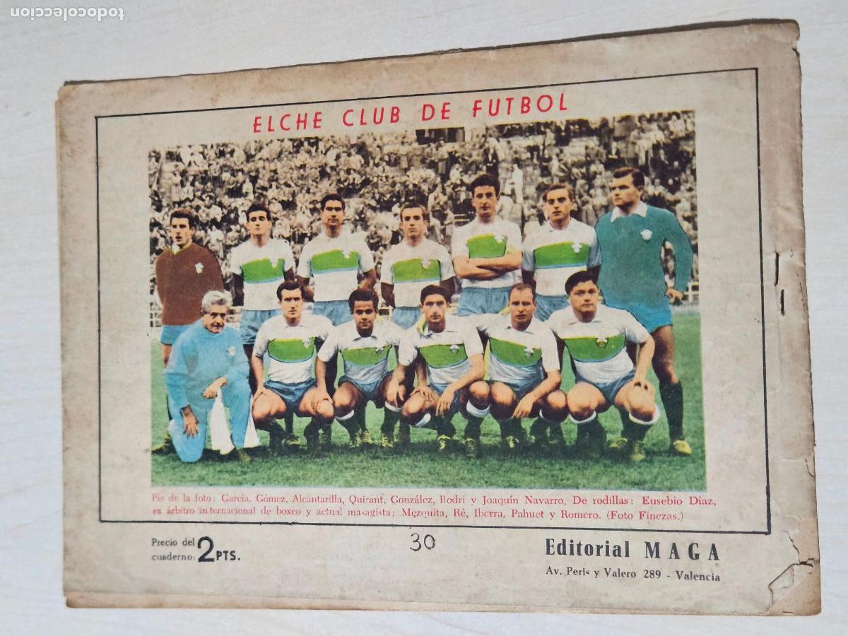 Tebeos: OLIMAN, AS DEL DEPORTE N&ordm; 30 ELCHE - ORIGINAL - MAGA