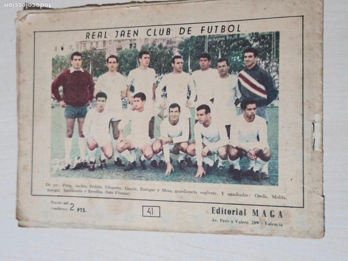 Tebeos: OLIMAN, AS DEL DEPORTE N&ordm; 41 REAL JAEN - ORIGINAL - MAGA