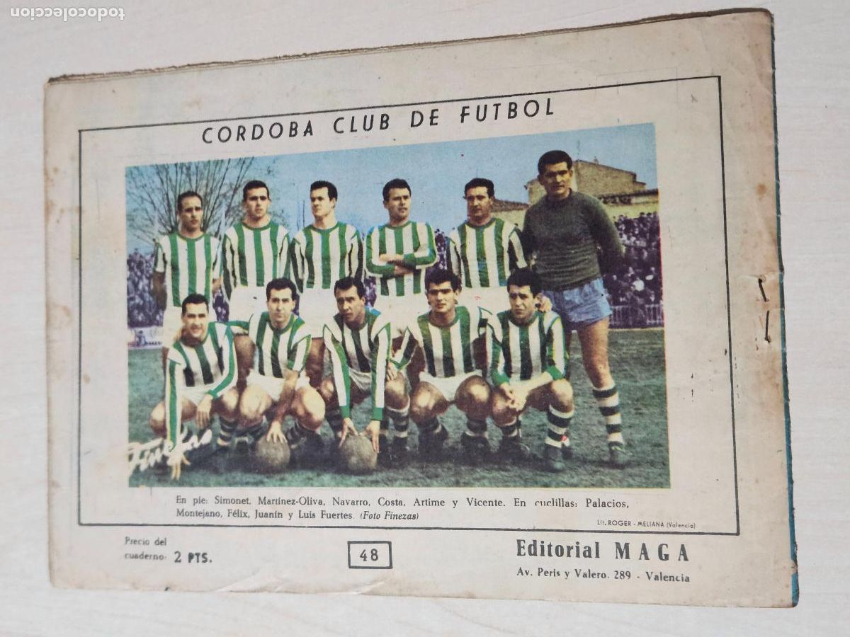 Tebeos: OLIMAN, AS DEL DEPORTE N&ordm; 48 CORDOBA - ORIGINAL - MAGA