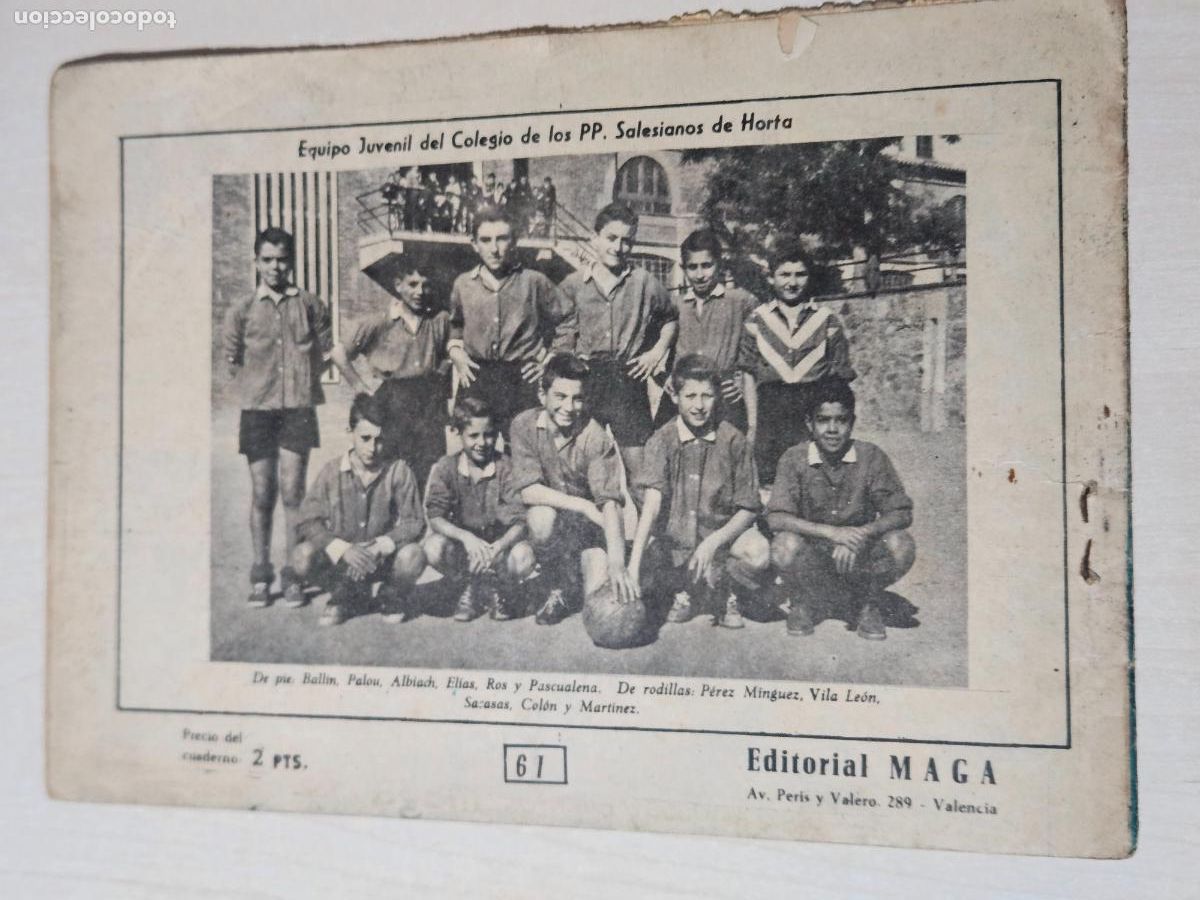 Tebeos: OLIMAN, AS DEL DEPORTE N&ordm; 61 SALESIANOS DE HORTA - ORIGINAL - MAGA