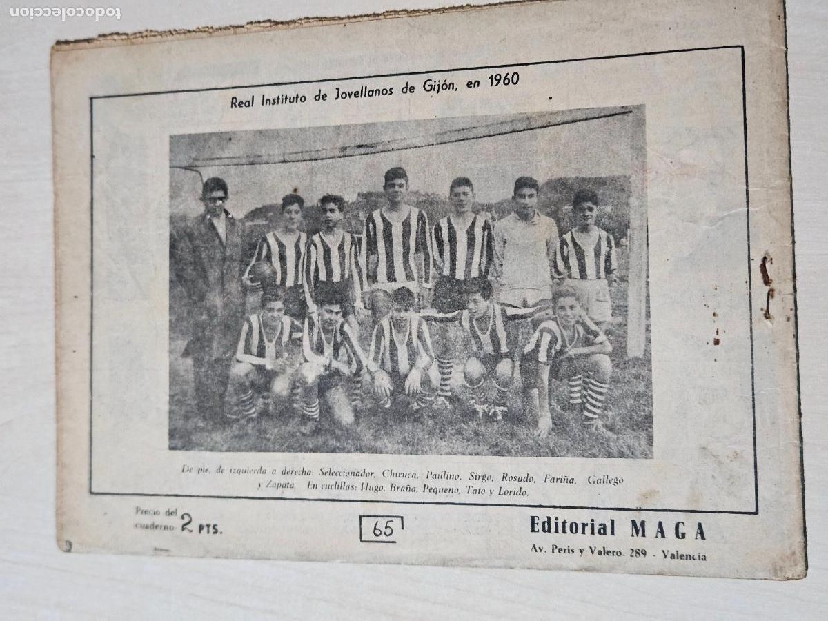 Tebeos: OLIMAN, AS DEL DEPORTE N&ordm; 65 JOVELLANOS DE GIJON - ORIGINAL - MAGA