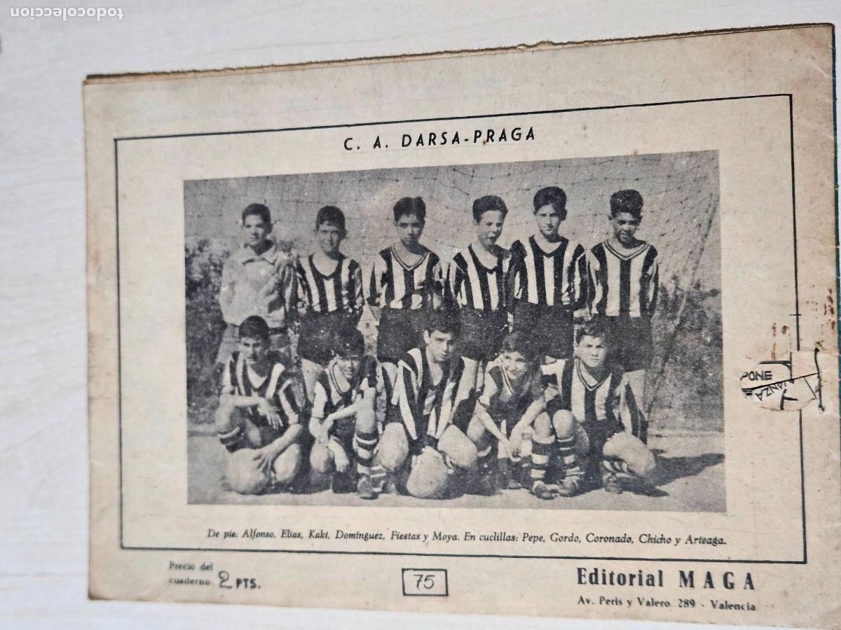 Tebeos: OLIMAN, AS DEL DEPORTE N&ordm; 75 DARSA DE PRAGA - ORIGINAL - MAGA