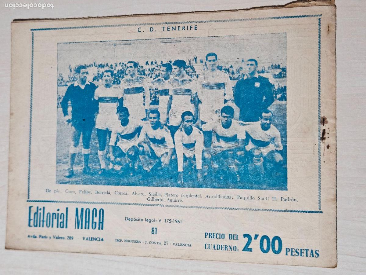 Tebeos: OLIMAN, AS DEL DEPORTE N&ordm; 81 TENERIFE - ORIGINAL - MAGA