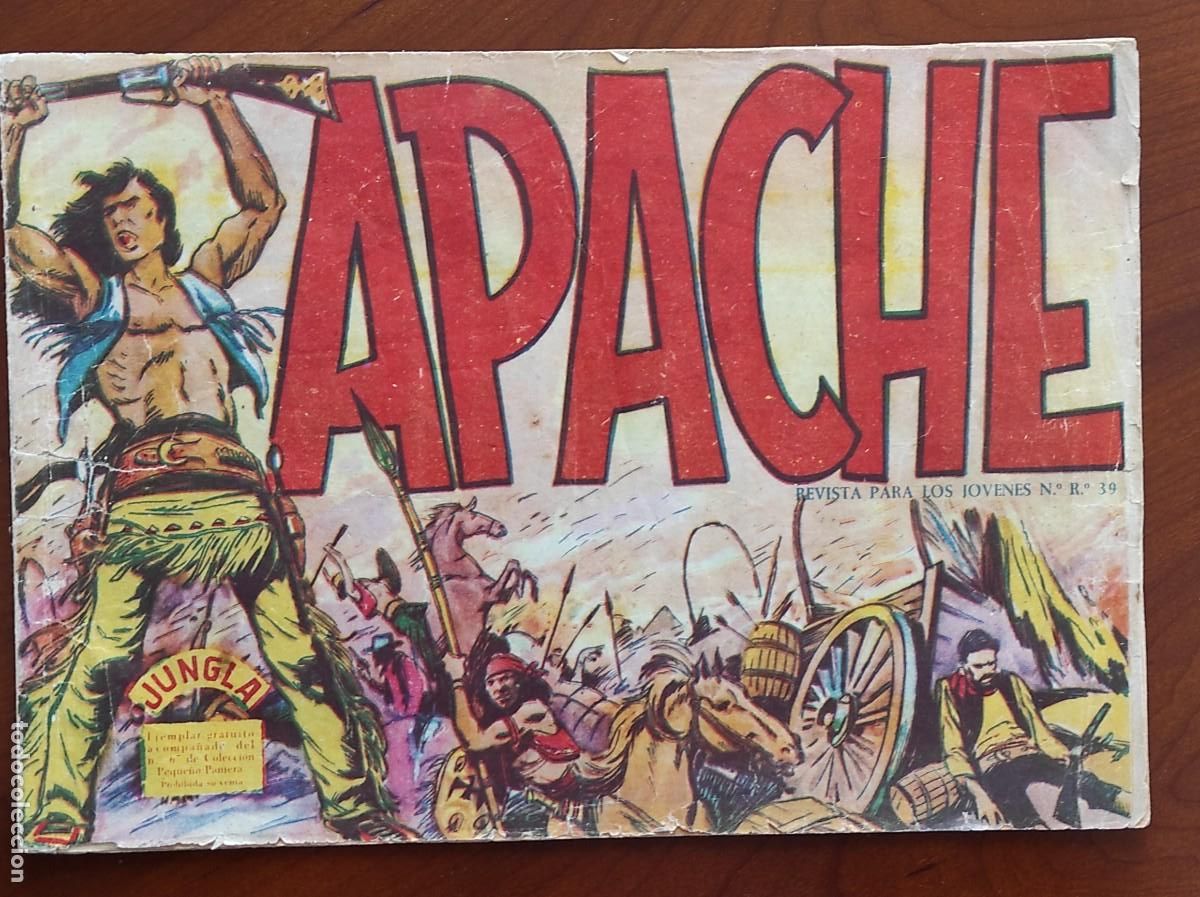 Tebeos: COLECCI&Oacute;N COMPLETA ORIGINAL APACHE 1&ordf; PARTE - 56 TEBEOS - EDITORIAL MAGA - Foto 2