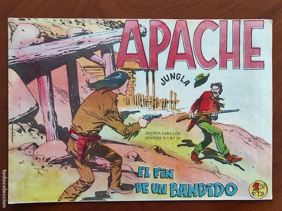 Tebeos: COLECCI&Oacute;N COMPLETA ORIGINAL APACHE 1&ordf; PARTE - 56 TEBEOS - EDITORIAL MAGA - Foto 5