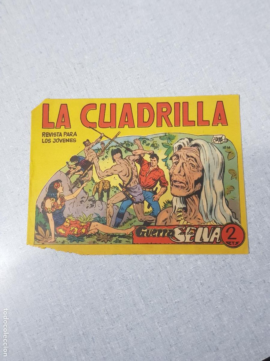 Tebeos: LA CUADRILLA,GUERRA EN LA SELVA N&ordm;14