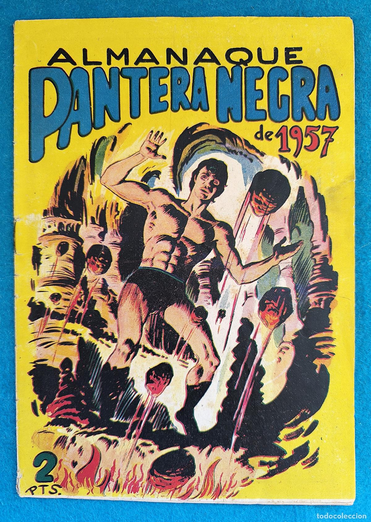Tebeos: RW TEBEO PANTERA NEGRA ALMANAQUE 1957 EDITORIAL MAGA TBO366