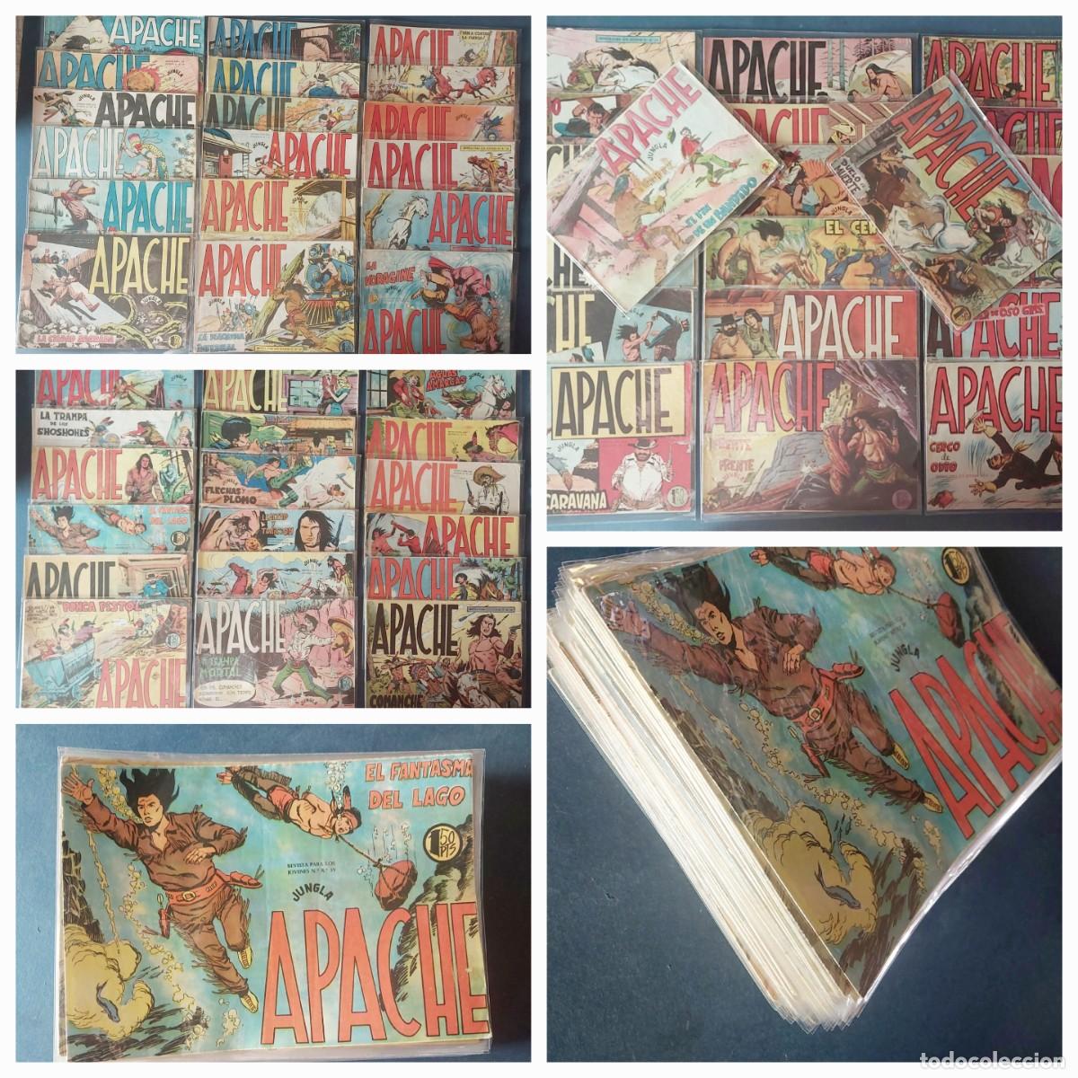 Tebeos: Apache Colecci&oacute;n Completa ( 56 Ejemplares ) Maga 1958 - Foto 1