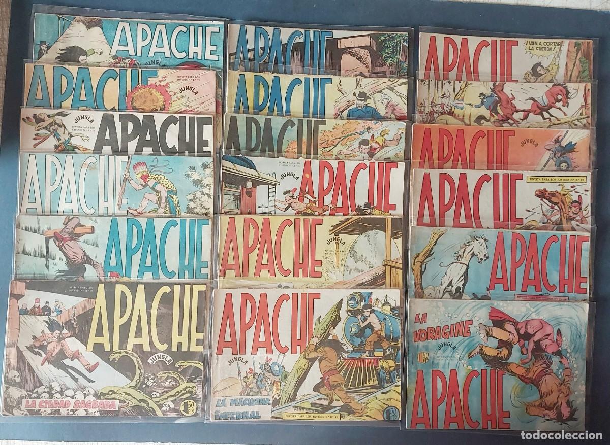 Tebeos: Apache Colecci&oacute;n Completa ( 56 Ejemplares ) Maga 1958 - Foto 2