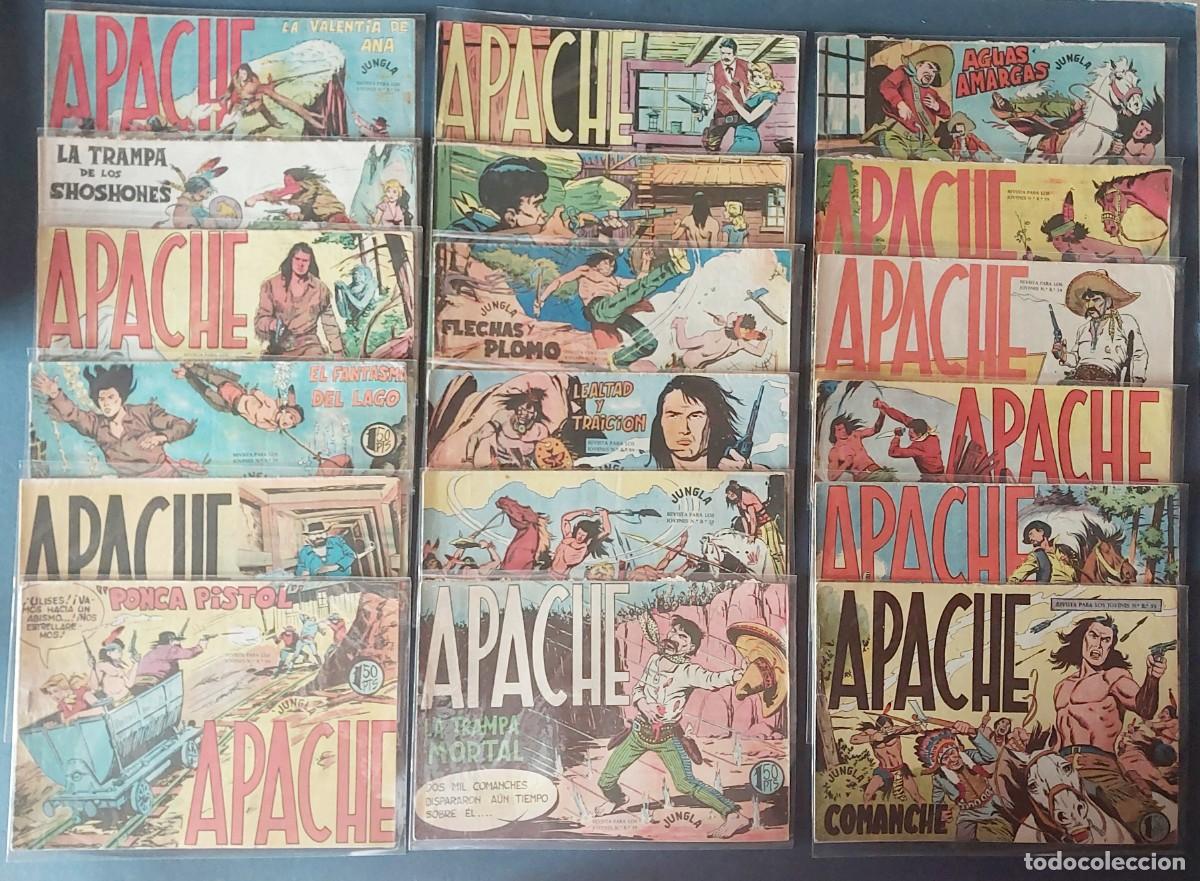 Tebeos: Apache Colecci&oacute;n Completa ( 56 Ejemplares ) Maga 1958 - Foto 3