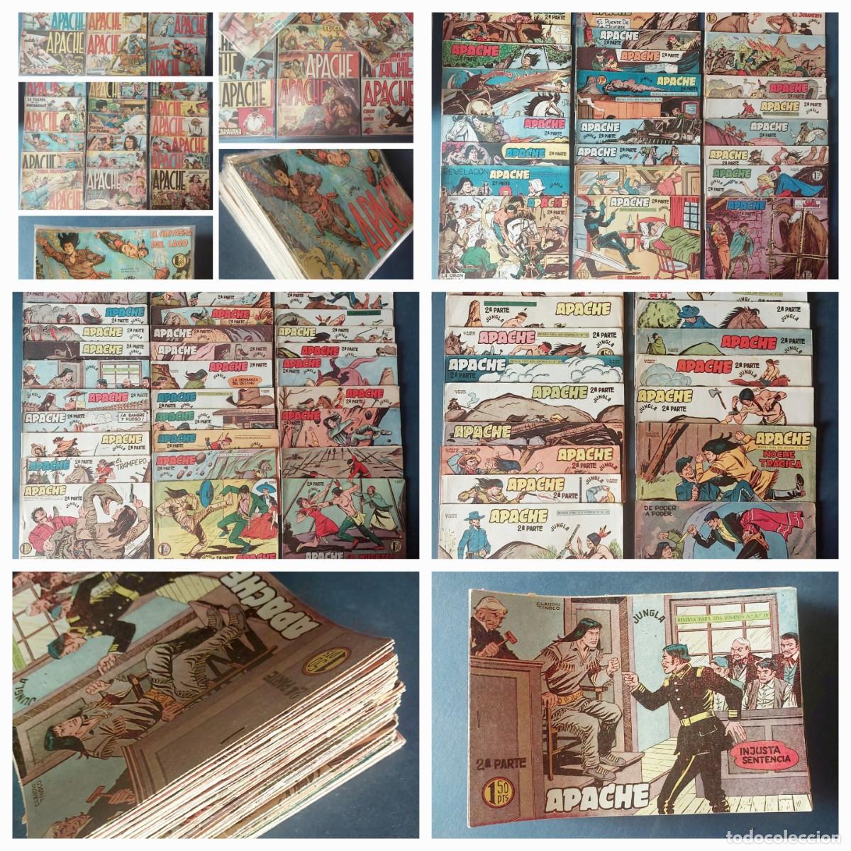 Tebeos: Apache 2&ordf; Parte Colecci&oacute;n Completa ( 76 Ejemplares ) Maga 1960