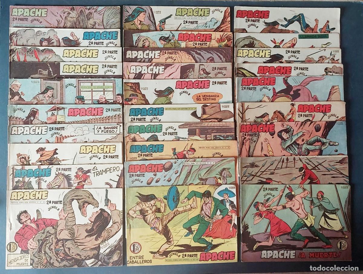 Tebeos: Apache 2&ordf; Parte Colecci&oacute;n Completa ( 76 Ejemplares ) Maga 1960 - Foto 2