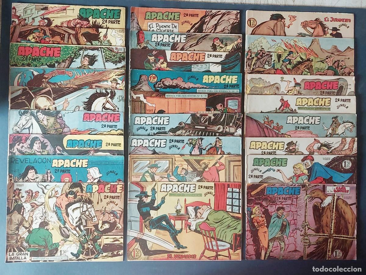 Tebeos: Apache 2&ordf; Parte Colecci&oacute;n Completa ( 76 Ejemplares ) Maga 1960 - Foto 3