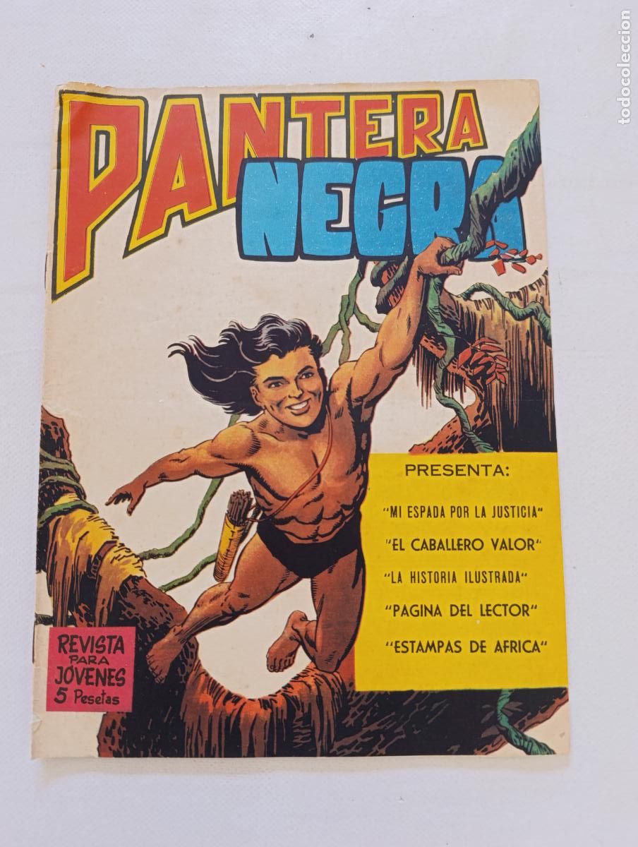 Tebeos: PANTERA NEGRA N&ordm; 7 - REVISTA - MAGA (AM)