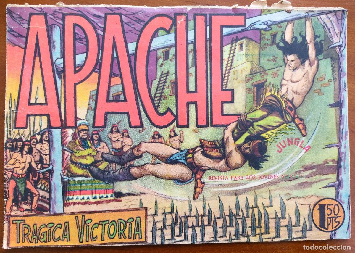 Tebeos: APACHE N&ordm; 6 - TR&Aacute;GICA VICTORIA - EDITORIAL MAGA - ORIGINAL DE LA &Eacute;POCA