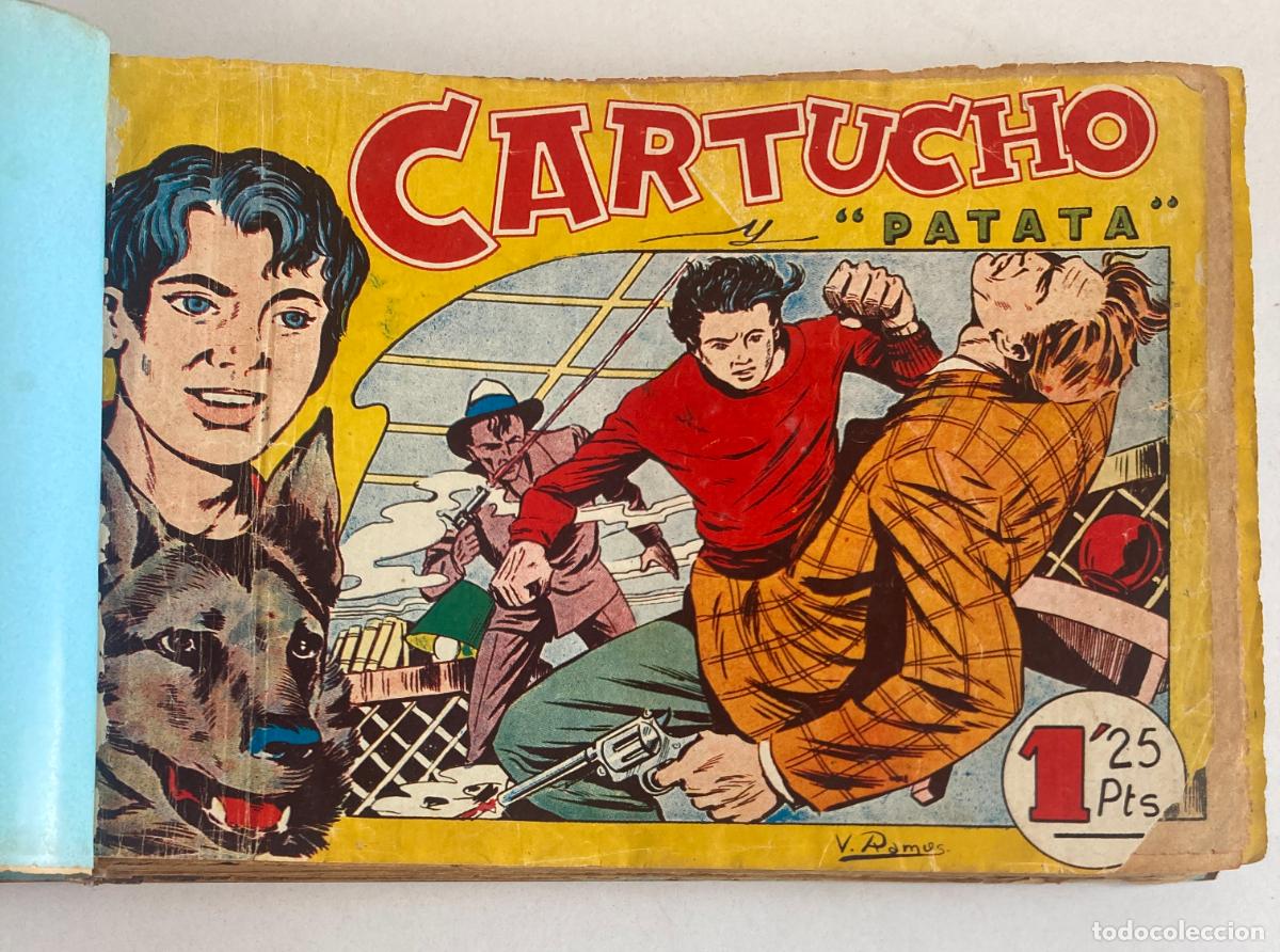 Tebeos: CARTUCHO Y PATATA, MAGA 1956, ORIGINAL - COMPLETA, ENCUADERNADA