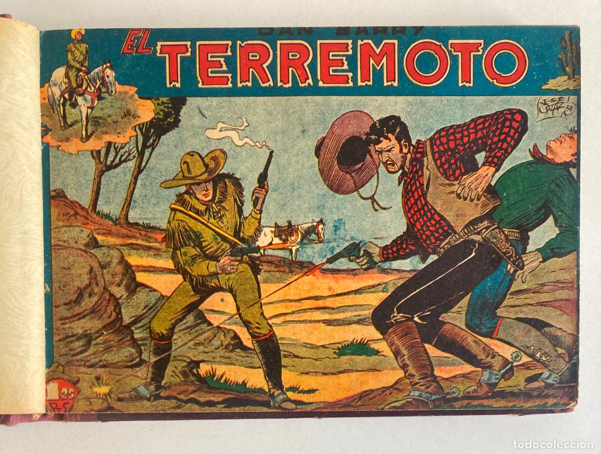 Tebeos: DAN BARRY EL TERREMOTO, MAGA 1954, ORIGINAL - 33 PRIMEROS NUMEROS, ENCUADERNADOS EN UN TOMO