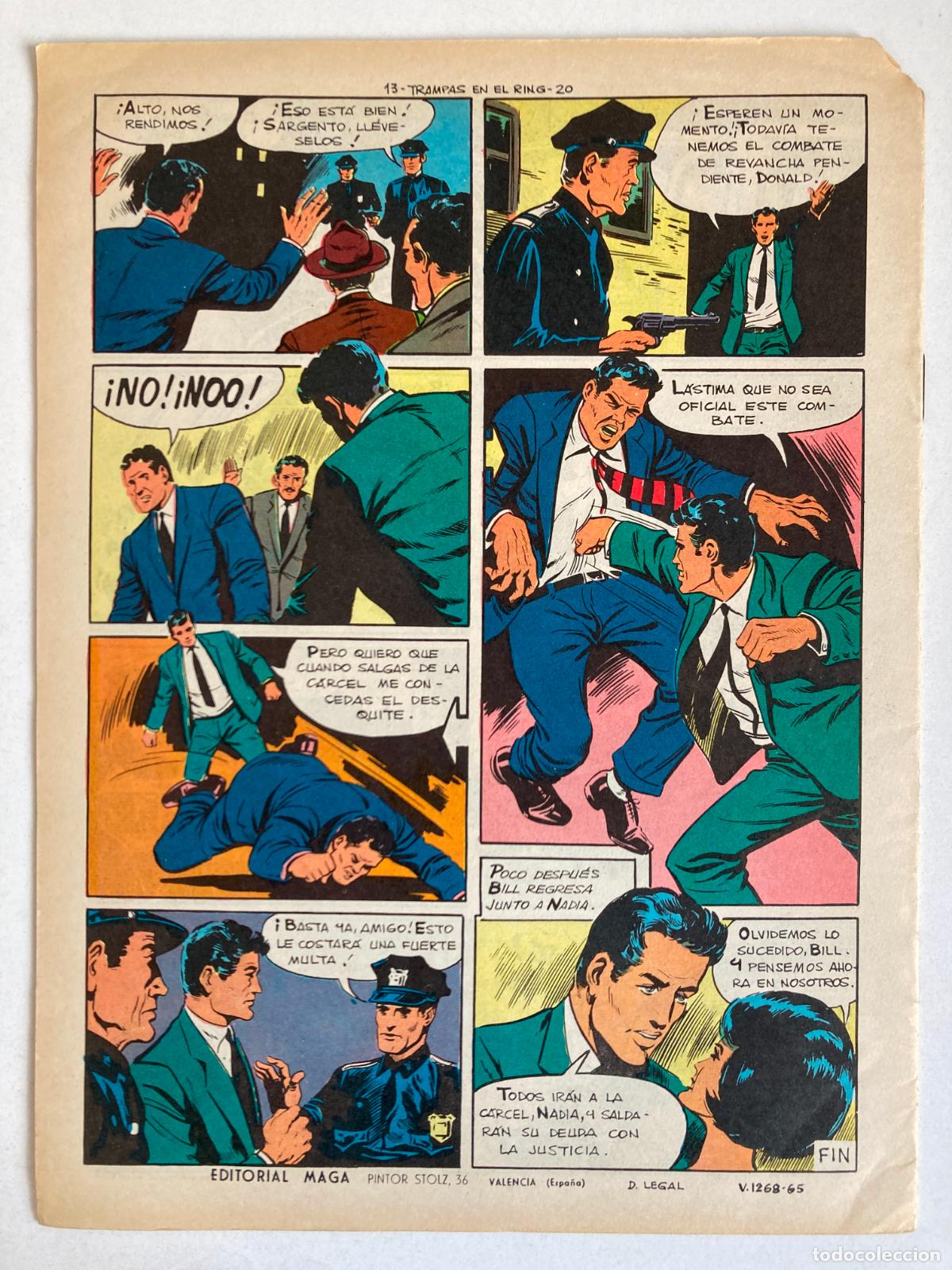 Tebeos: ATLETAS, N&ordm;13 EDITORIAL MAGA - TRAMPAS EN EL RING - Foto 2